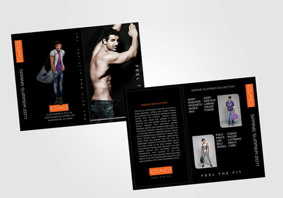 Brochure For Clad Apparels
